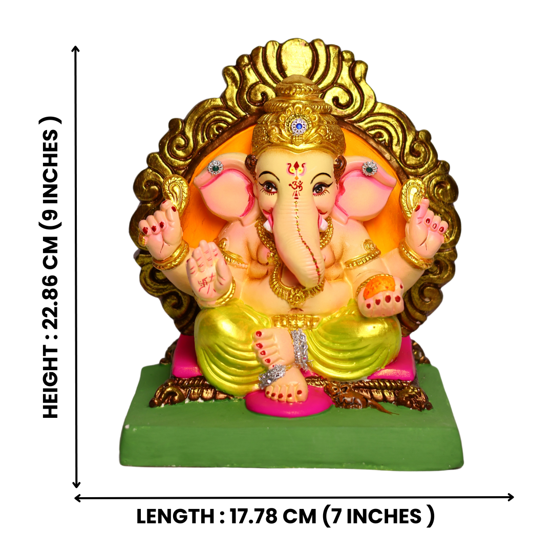 Deva Eco Friendly Ganesha Idol 9 Inch