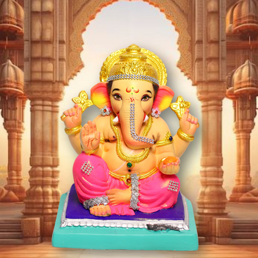 Baby Ganesha  Eco Friendly Ganesha Idol 9 Inch