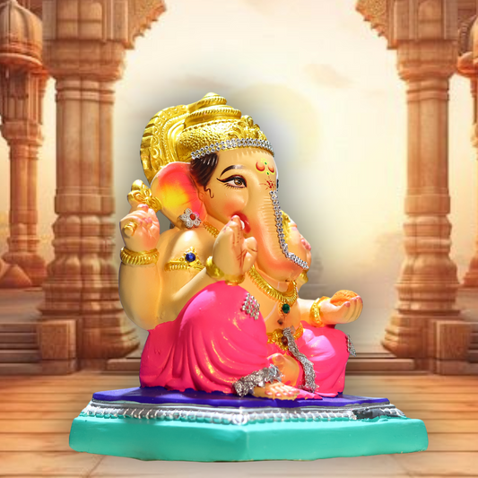 Baby Ganesha  Eco Friendly Ganesha Idol 9 Inch